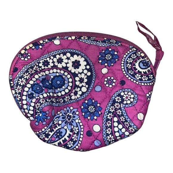 Vera Bradley Lot of 5 Wallets & Small Bags Cupcakes Green Lavender Meadow GUC - Picture 4 of 13